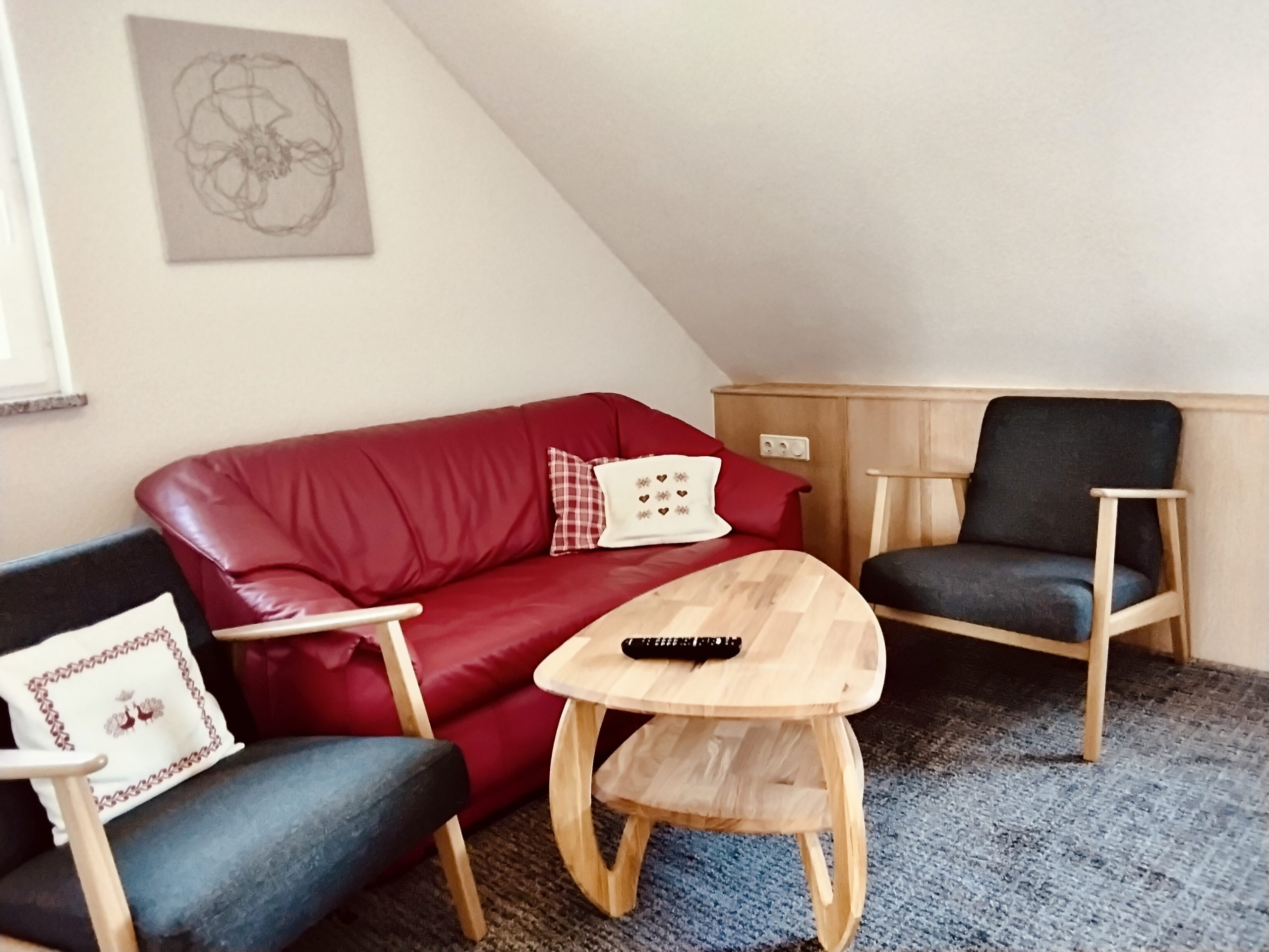 Wohnzimmer FeWo Sauerland - Ferienwohnung Sauerland im Repetal Niederhelden-Attendorn